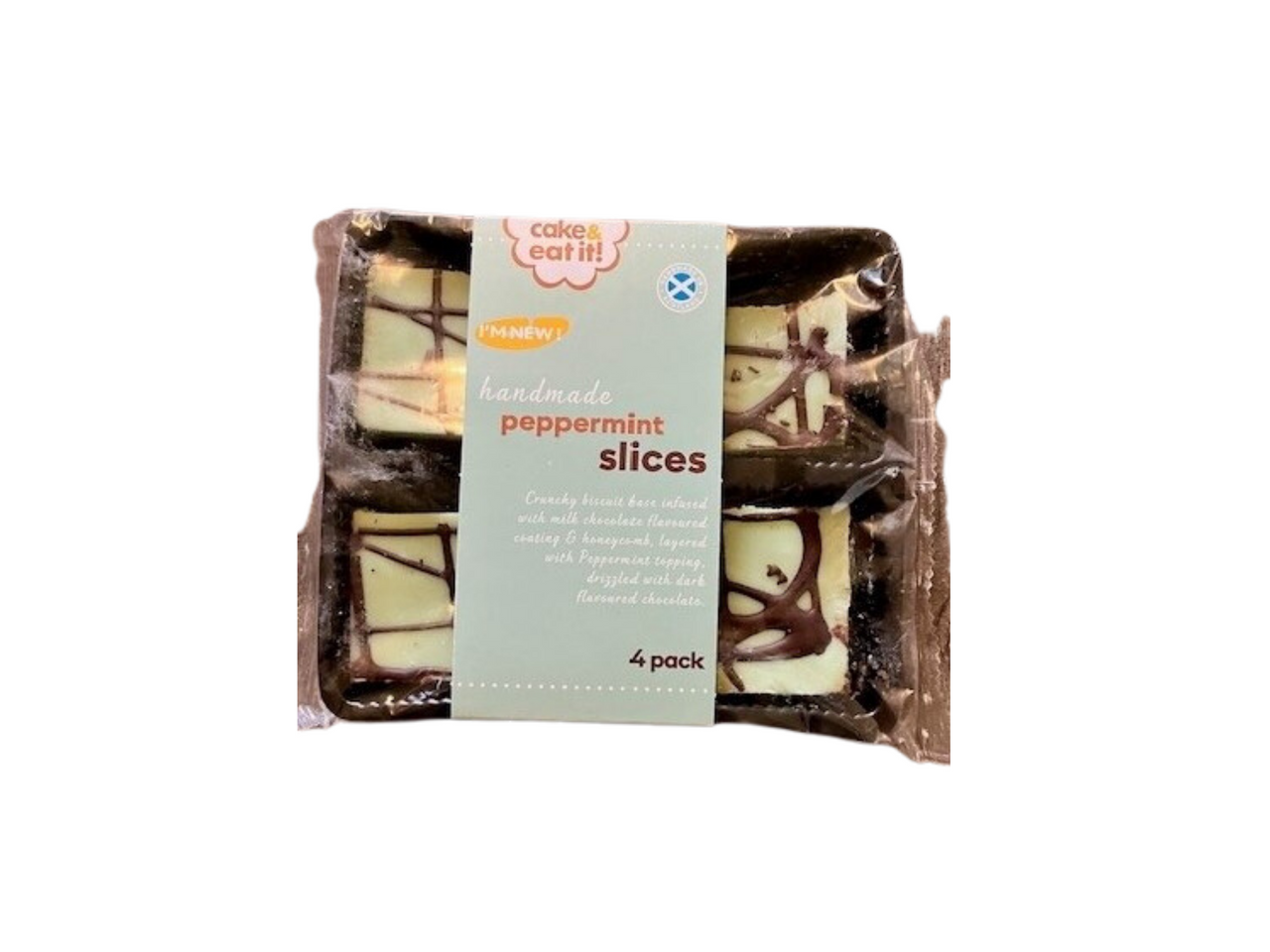 Cake & Eat It! Peppermint Slices 4 Pack (Sep 23 - Feb 24) RRP 1.49 CLEARANCE XL 39p or 3 for 99p