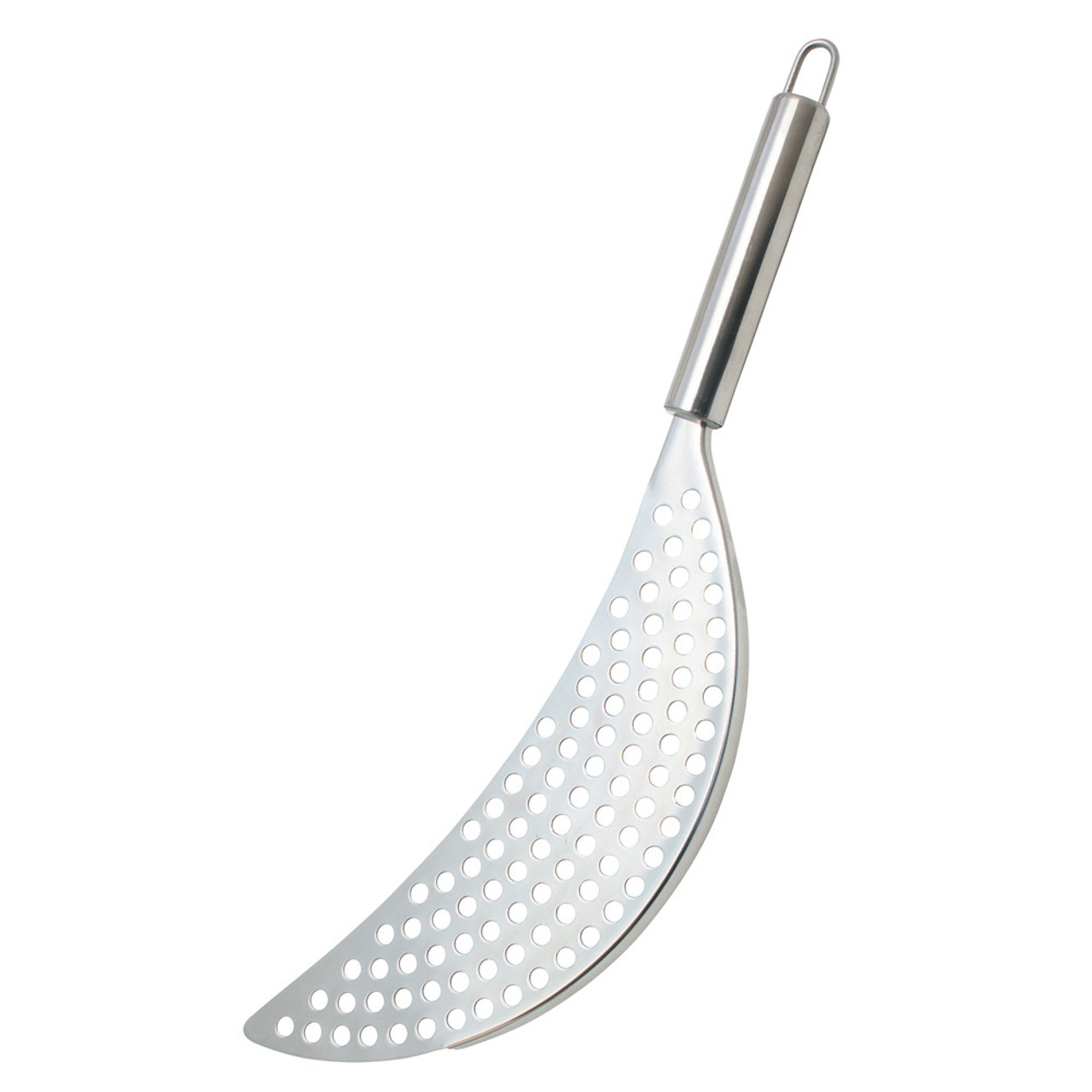 KitchenCraft Stainless Steel Crescent Shaped Pan Drainer RRP £14.99 CLEARANCE XL £7.99