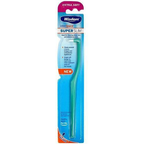 Wisdom Interspace Super Slim Extra Soft Brush Green RRP 1.79 CLEARANCE XL 1.49