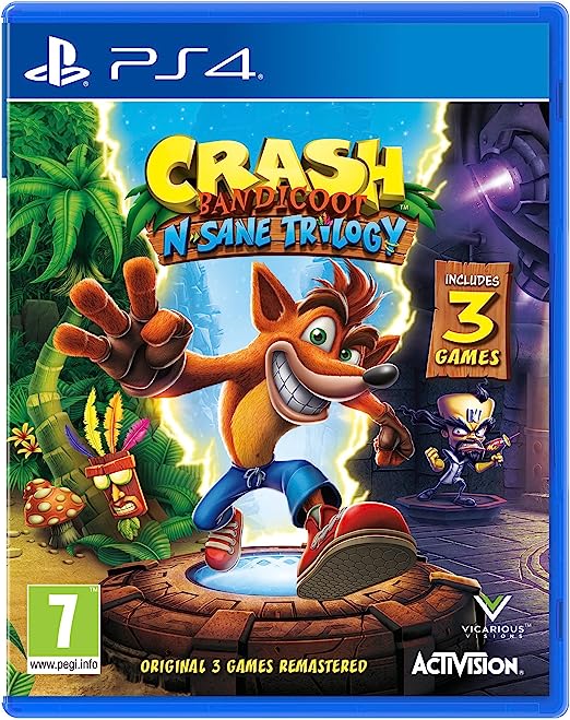 PS4 Activison Crash Bandicoot N. Sane Trilogy Rated 7 RRP £15.76 CLEARANCE XL £10.99