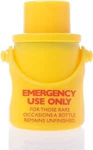 Boxer Gifts ''Emergency Use Only'' Yellow Wine Stopper RRP 5.99 CLEARANCE XL 4.99
