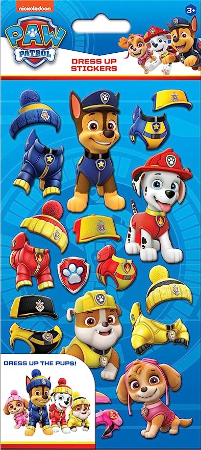 Paw Patrol Chunky Foam Dress Up Stickers RRP 2.60 CLEARANCE XL 1.99