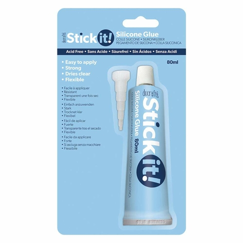 Docrafts Stick It! Silicone Glue Tube 80ml RRP £4.99 CLEARANCE XL £3.99