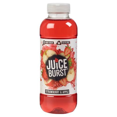 Juice Burst Apple & Strawberry Flavour 500ml RRP £1.70 CLEARANCE XL 59p or 2 for £1