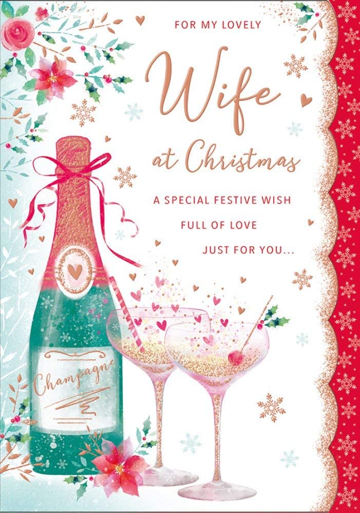 Regal Publishing Wife at Christmas Card RRP £3 CLEARANCE XL £2.50