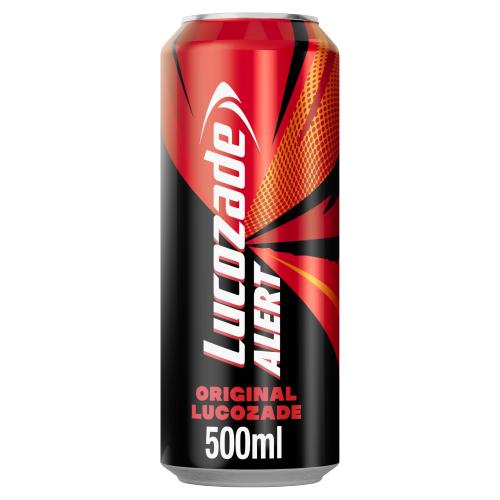 Lucozade Alert Original Energy Drink 500ml RRP £1.55 CLEARANCE XL 59p or 2 for £1