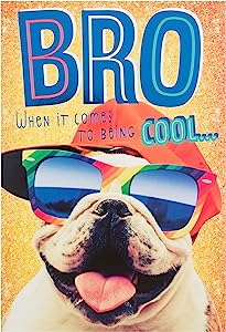 Hallmark Bro Birthday Card 'Cool' RRP 2.49 CLEARANCE XL 1.99