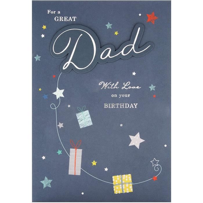 Hallmark Birthday Card for Dad RRP 2.80 CLEARANCE XL 99p