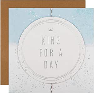Hallmark Birthday Card ''King For A Day'' RRP £3.40 CLEARANCE XL £1.99