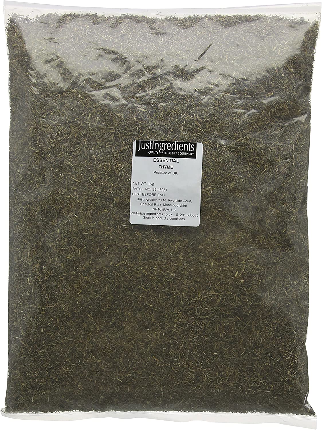 Just Ingredients Essentials Thyme 1kg Bag RRP £14.92 CLEARANCE XL £7.99