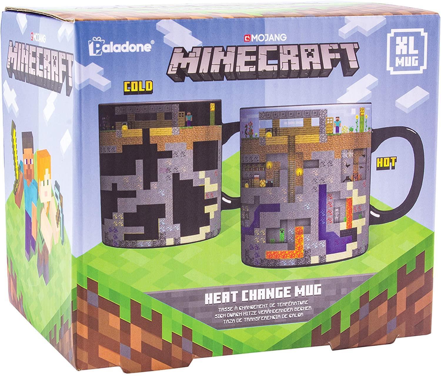 Minecraft XL Tea/Coffee XL Heat Change Mug 550ml RRP 11.99 CLEARANCE XL 6.99