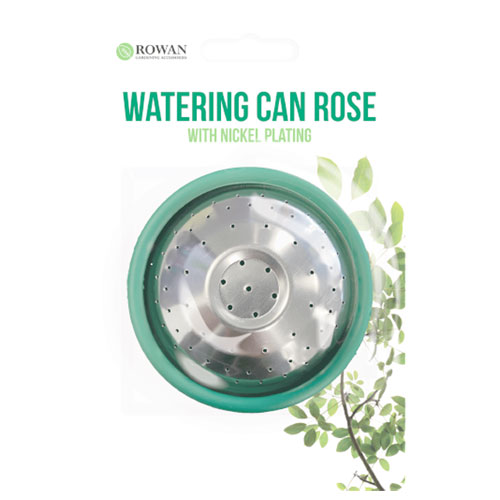 Rowan Gardening Accessories Watering Can Rose with Nickel Plating RRP £2.49 CLEARANCE XL £1.99