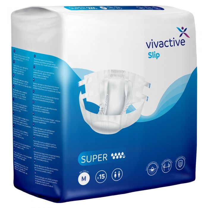 Vivactive Slip Super Medium (3600ml) 15 Pack RRP £7.99 CLEARANCE XL £6.99