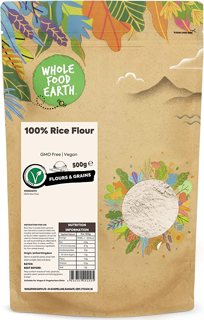Wholefood Earth 100% Rice Flour RRP £3.10 CLEARANCE XL 99p