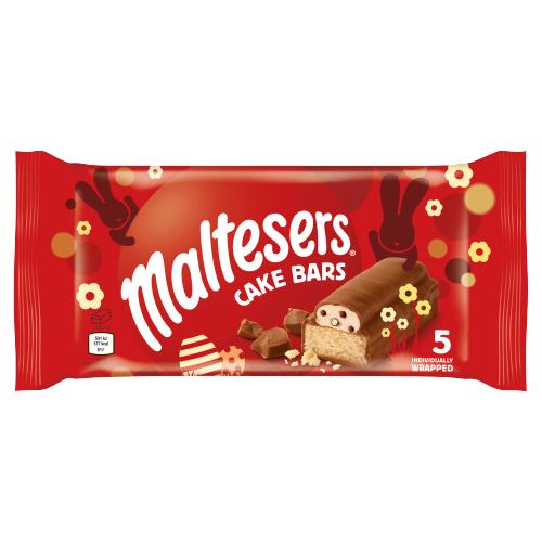 Maltesers Cake Bars 5 Pack 131g (Nov 23 - Apr 24) RRP 1.49 CLEARANCE XL 89p or 2 for 1.50