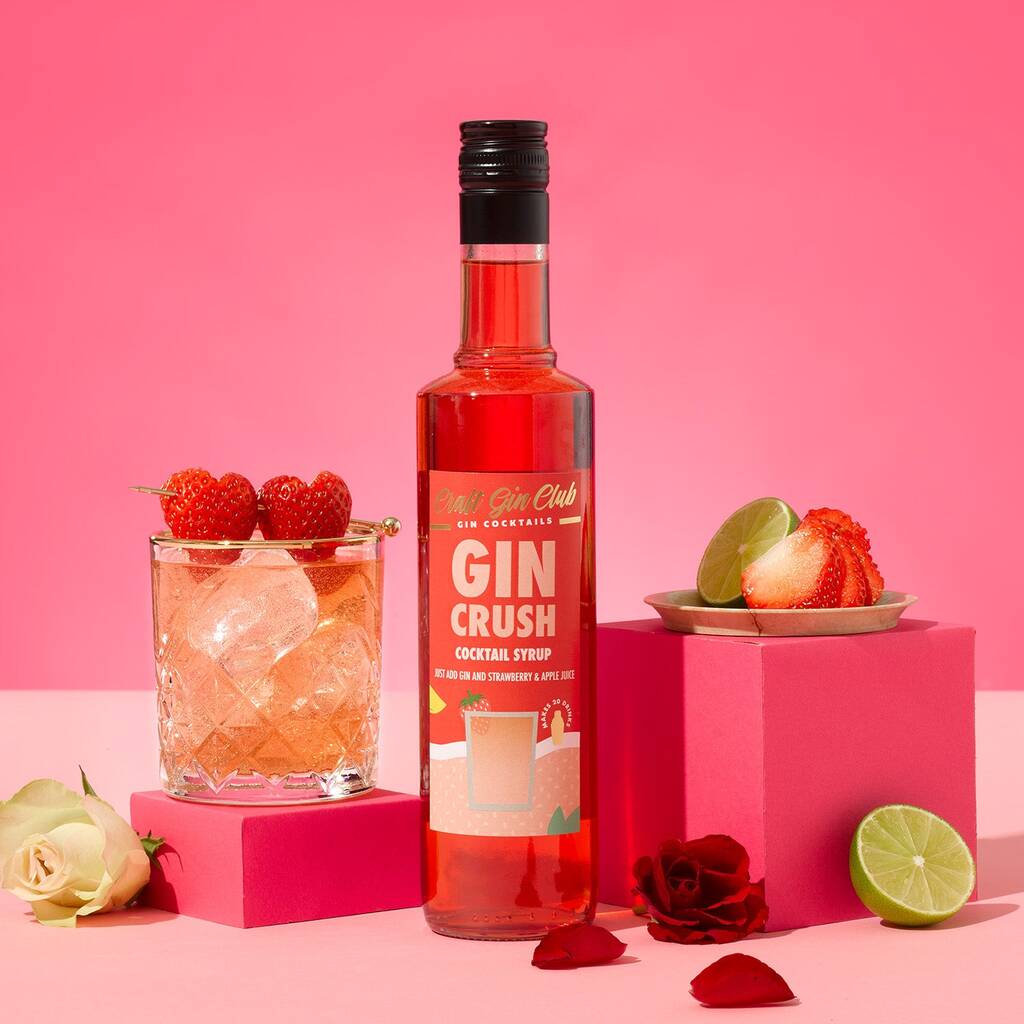 Craft Gin Club Gin Crush Cocktail Syrup 500ml RRP 12.95 CLEARANCE XL 2.99 or 2 for 5