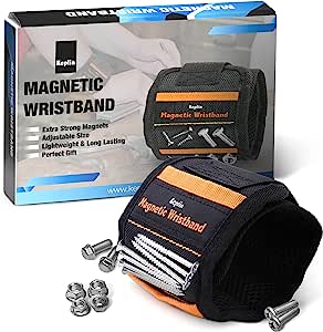KEPLIN Magnetic Wristband Tool Wrist Magnet Holder for Screws Nails Drill Bits RRP £5.99 CLEARANCE XL £4.99