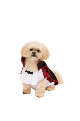 George Happy Halloween Pet Dress Up Vampire Dog Costume Size Medium RRP £5 CLEARANCE XL £3.99