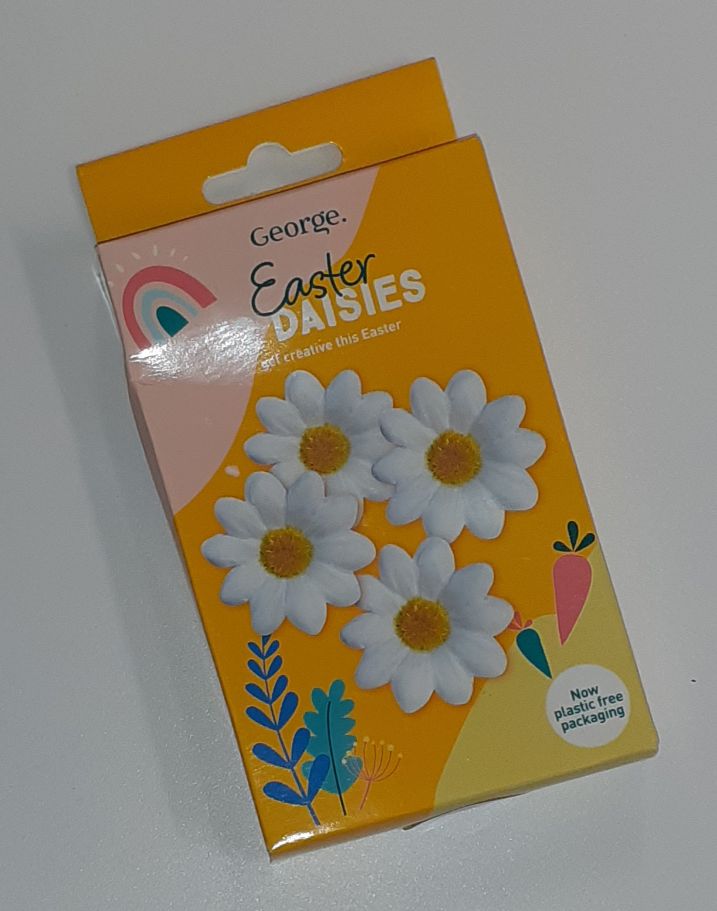 George Easter 12 Pack of Decorative Daisies RRP £1 CLEARANCE XL 59p or 2 for £1