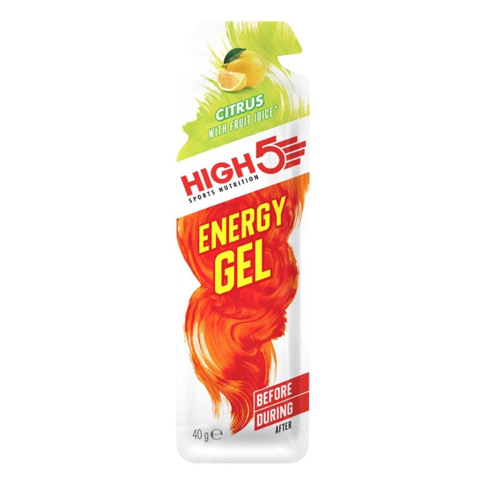 High 5 Sports Nutrition Citrus Flavoured Energy Gel 40g RRP £1.20 CLEARANCE XL 99p