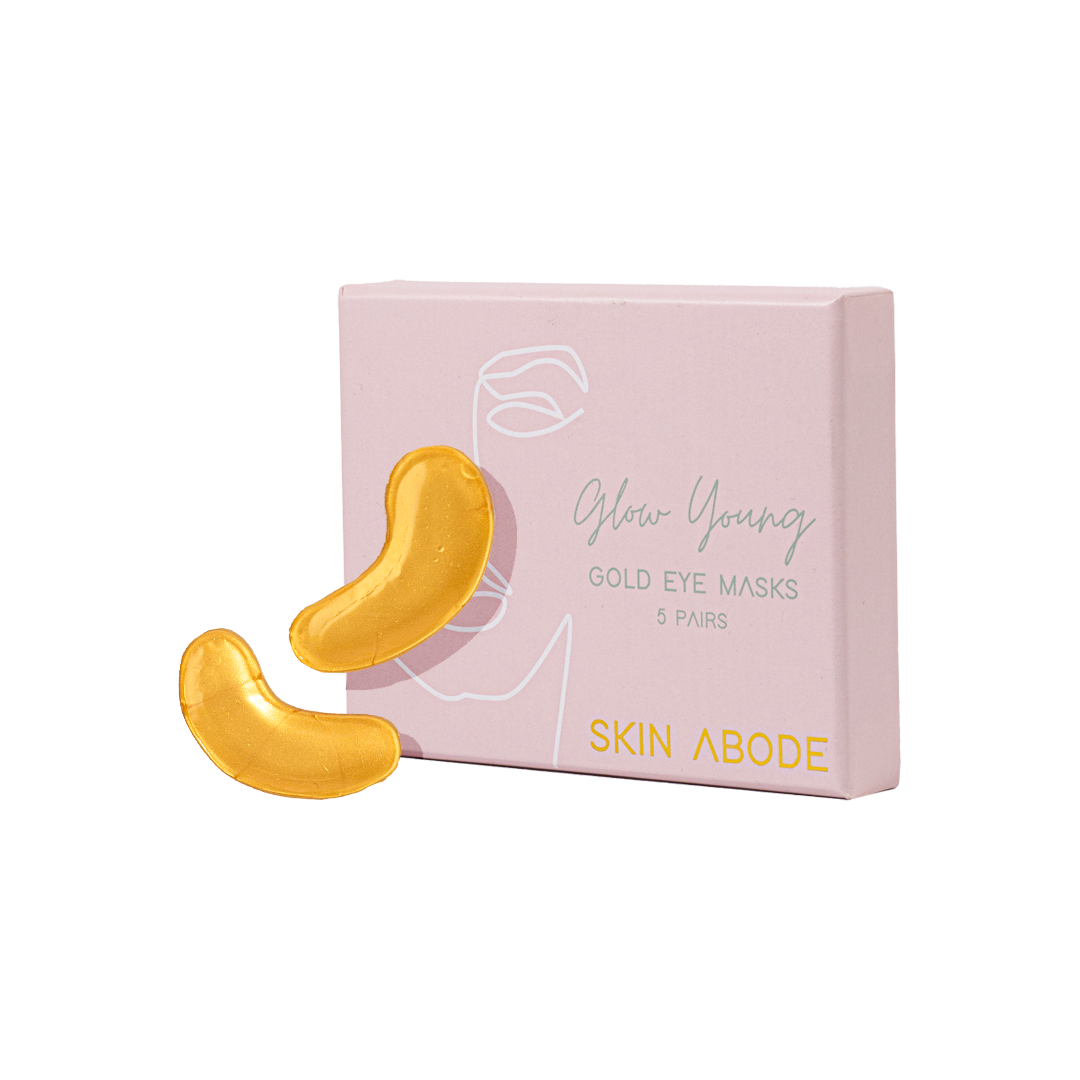 Skin Abode Glow Young Gold Eye Masks 5 Pairs RRP £29.99 CLEARANCE XL £19.99