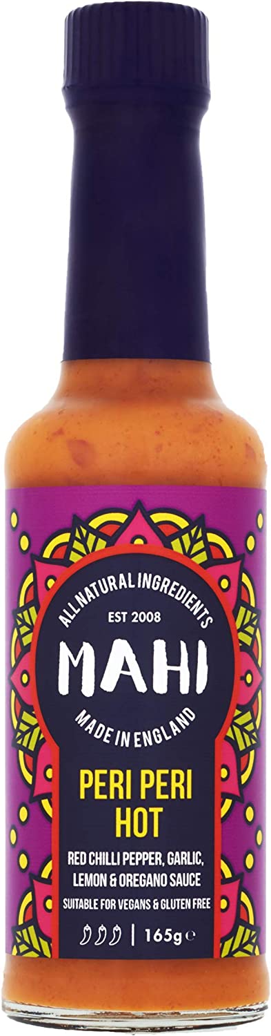 MAHI Peri-Peri Hot Sauce 165g RRP £2.49 CLEARANCE XL 99p