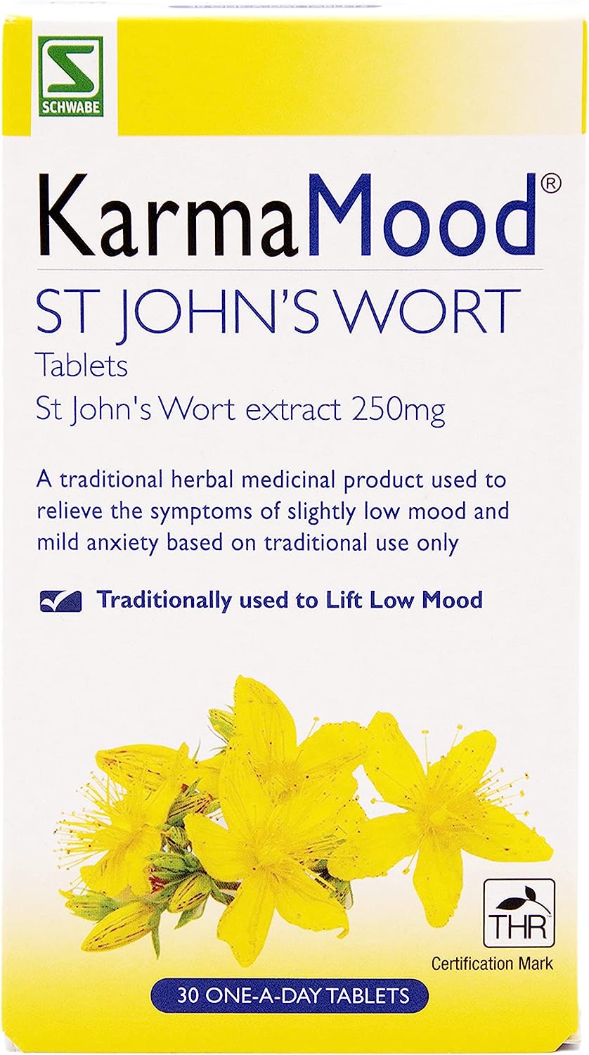 Schwabe KarmaMood St John's Wort 30 Tablets 250mg RRP 10.29 CLEARANCE XL 7.99