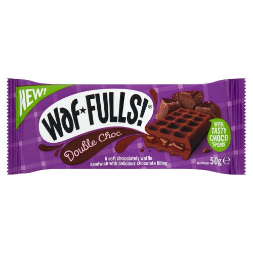 Waffulls! Double Chocolate 50g (Jan 23 - Apr 24) RRP 1 CLEARANCE XL 59p or 2 for 1