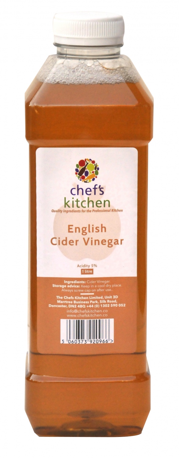 The Chefs Kitchen Premium English Cider Vinegar 1 Litre RRP £3.99 CLEARANCE XL 99p