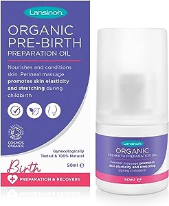 Lansinoh Organic Pre-Birth Preparation Oil 50ml Bottle Perineal Massage Oil RRP £12.40 CLEARANCE XL £9.99