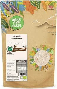 Wholefood Earth Organic Ground Almonds 1kg RRP £19.82 CLEARANCE XL £12.99
