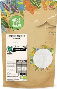 Wholefood Earth Organic Tapioca Starch 3kg RRP £18.45 CLEARANCE XL £14.99