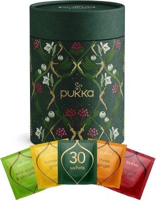 Pukka Organic Festive Collection 30 Tea Sachets RRP £9.99 CLEARANCE XL £6.99