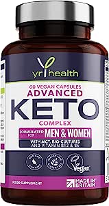 Yr Health 60 Vegan Capsules Advanced Keto Complex RRP £9.97 CLEARANCE XL £6.99