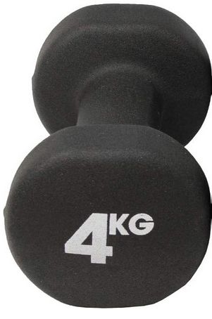 Fitness Mad Neo Single Dumbbell 4kg Black RRP £14.99 CLEARANCE XL £9.99