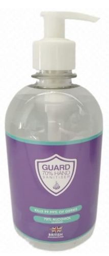 Health Guard Hand Sanitiser 500ml 70% Alcohol RRP £2.99 CLEARANCE XL £1.99