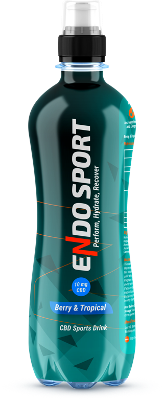 Endo Sport Berry & Tropical CBD Sports Drink 500ml RRP 1.99 CLEARANCE XL 39p or 3 for 99p