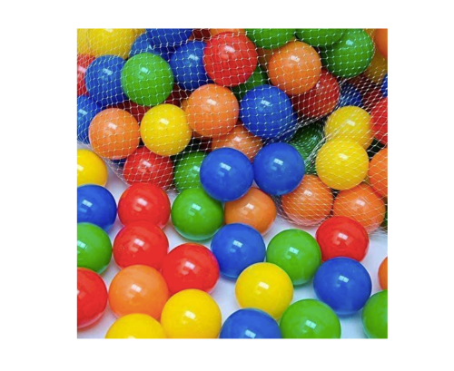 Deidentified 100pc Multi-coloured Plastic Balls For Kids' Ball Pits RRP £9.99 CLEARANCE XL £6.99
