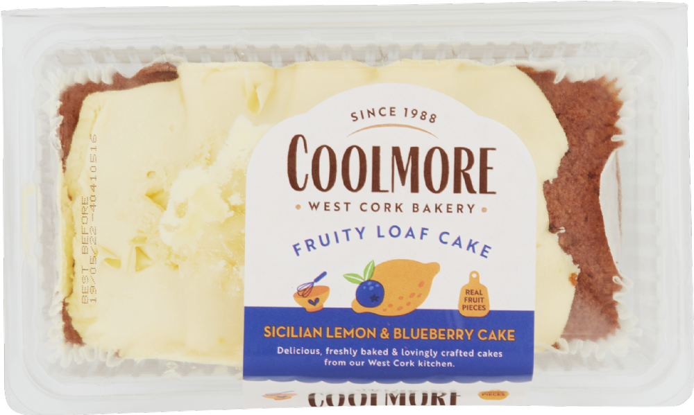 Coolmore Sicilian Lemon & Blueberry Fruity Loaf Cake 400g (Apr - Jun 23) RRP £2.60 CLEARANCE XL £1