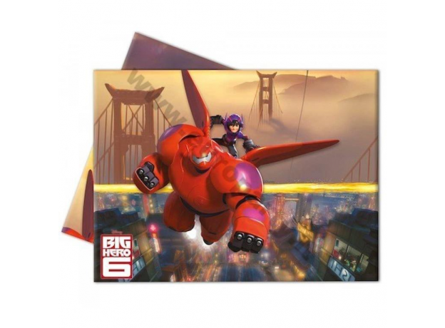 Big Hero 6 Plastic Table Cloth 120cm x 180cm RRP 3.50 CLEARANCE XL 1.99