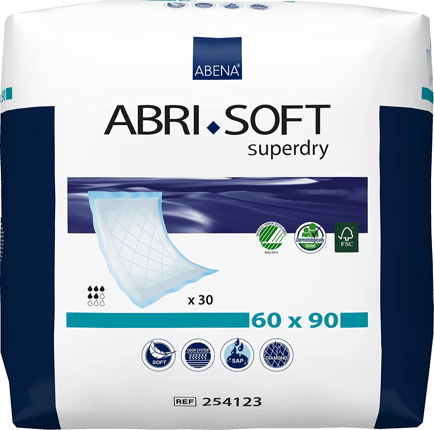 Abena Abri Soft Superdry Disposable Soft Underpads 60x90cm RRP £8.95 CLEARANCE XL £7.99