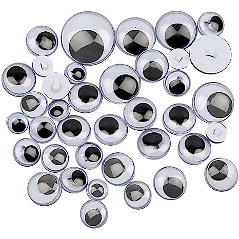 Deidentified Assorted Size Googly Eyes 8-20 mm RRP 3.99 CLEARANCE XL 2.99