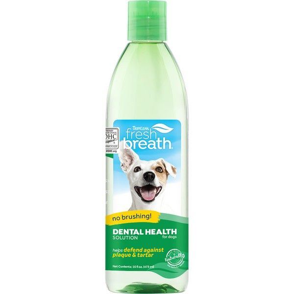 TropiClean Dog Breath Freshener Dental Health Solution 473ml RRP £7.99 CLEARANCE XL £5.99