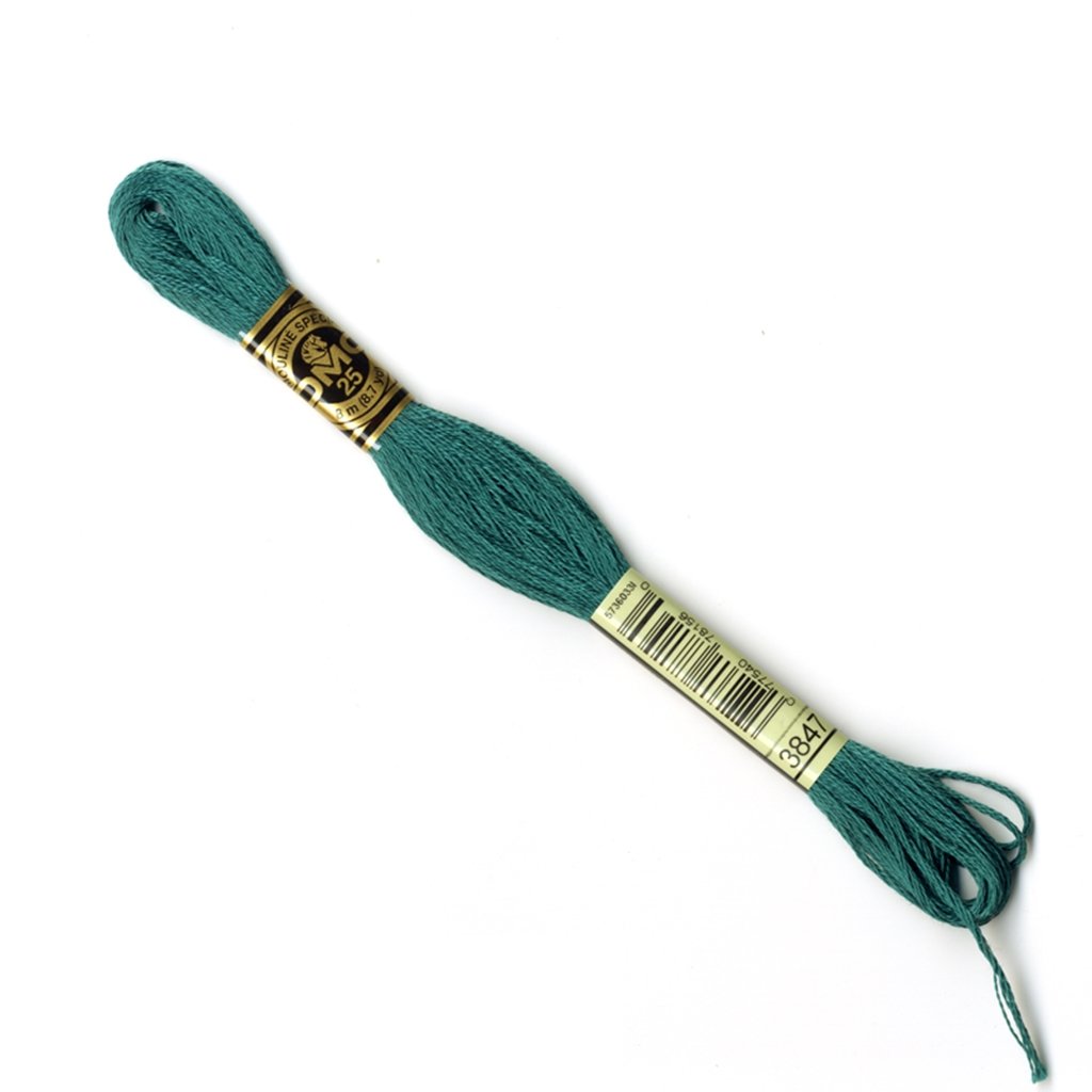 The Urban Store Embroidery Thread Dark Teal Green DMC 3847 RRP 1.40 CLEARANCE XL 99p