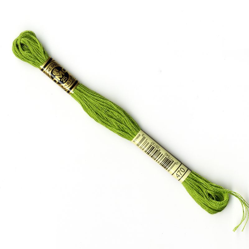 The Urban Store Embroidery Thread Avocado Green - Light DMC 470 RRP £1.40 CLEARANCE XL 99p