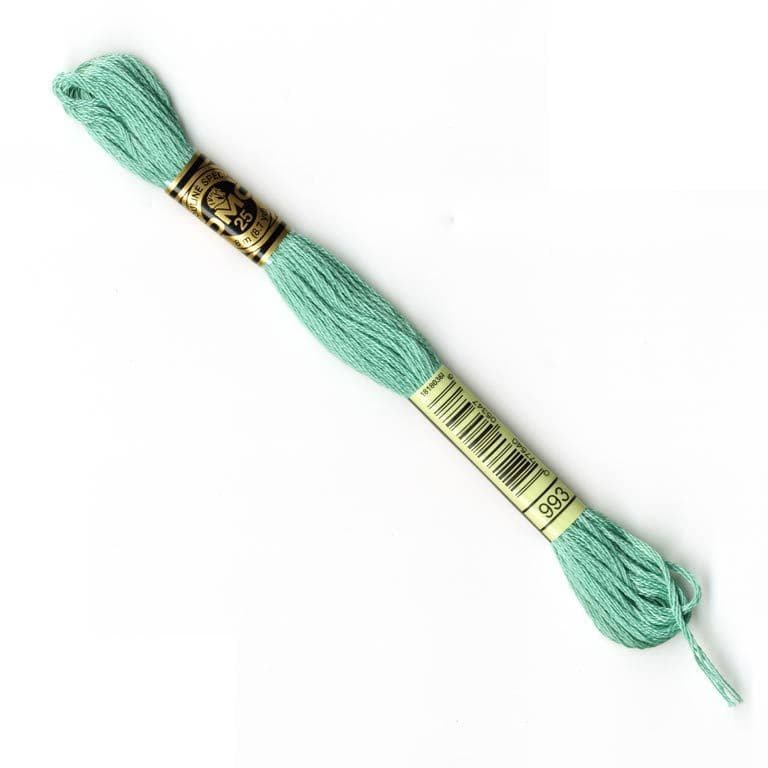 The Urban Store Embroidery Thread Very Light Aquamarine DMC 993 RRP £1.40 CLEARANCE XL 99p