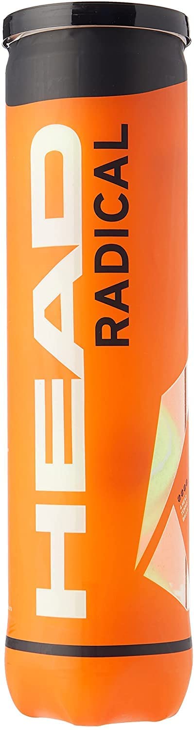 HEAD Radical Tennis Balls 4 Pack RRP £6.80 CLEARANCE XL £3.99