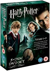Harry Potter Years 1-5 5-Disc DVD Box Set Rated 12 (2007) RRP £13.99 CLEARANCE XL £7.99
