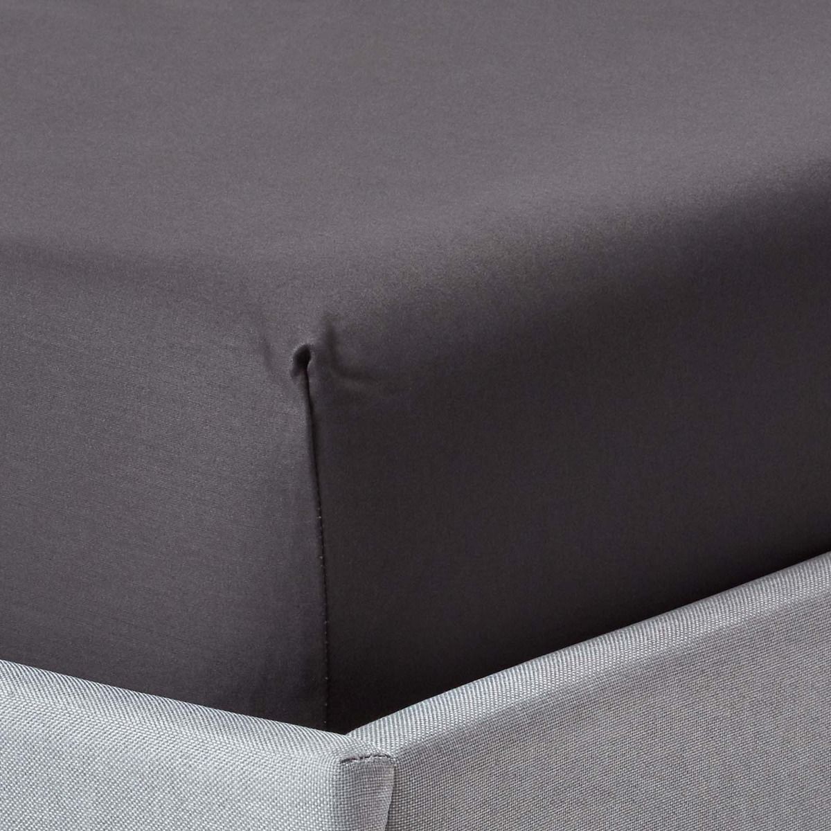 Vin Tag Charcoal King Fitted Sheet RRP 10.99 CLEARANCE XL 7.99