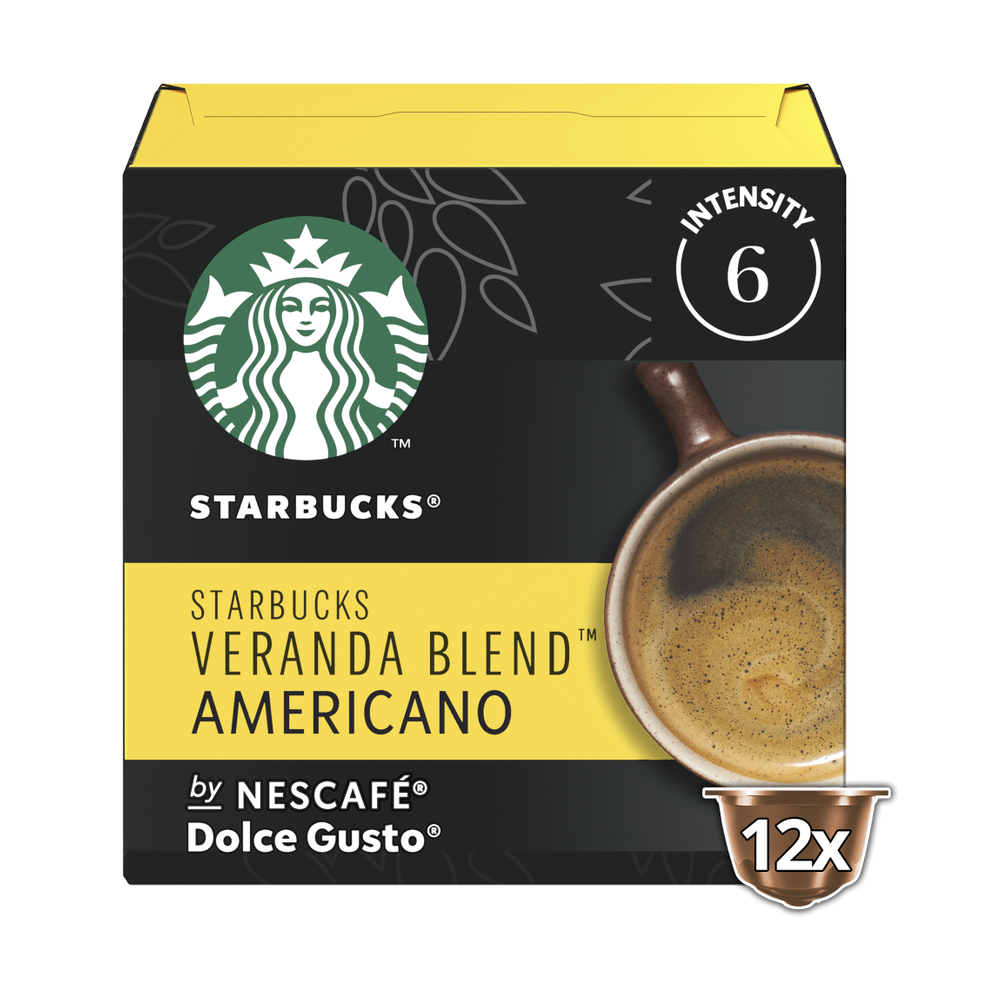 Starbucks by Nescafé Dolce Gusto Americano Veranda Blend Coffee Pods RRP £4.40 CLEARANCE XL £2.99 or 2 for £5